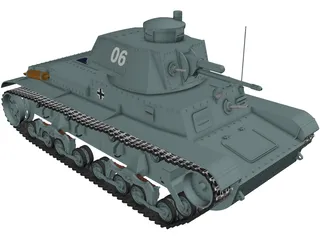 Panzer 35 3D Model