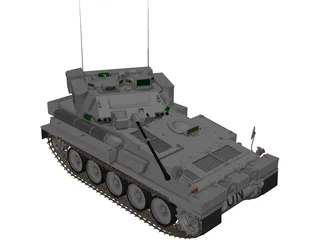 FV 107 3D Model