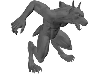 Werewolf 3D Model