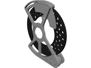 MTB Chain Guide 3D Model