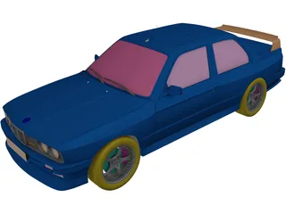 BMW M3 DTM 3D Model