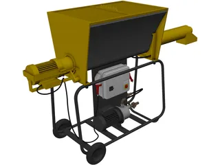 Turbomix Constructions Equipment 3D Model