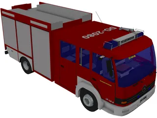 LF 16/12 Germany Firetruck 3D Model