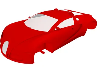 Bugatti Veyron Body 3D Model