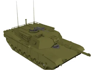 M1A1 Abrams 3D Model