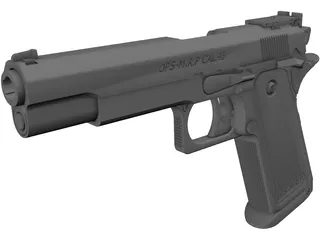 OPS-M.R.P Cal.45 Pistol 3D Model