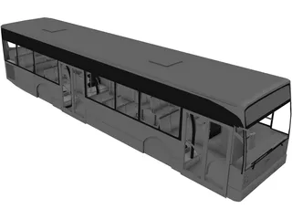 Van Hool A300 Bus Body 3D Model