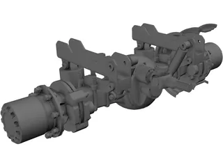 Truck Axle 3D Model