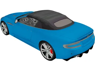 Aston Martin DBS Volante 3D Model