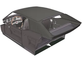 AMC Javelin Interior (1971) 3D Model