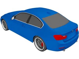 BMW 335i F30 Coupe 3D Model