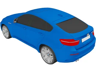 BMW X6M (2010) 3D Model