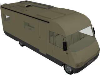 Hymer Camper 3D Model