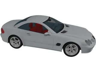 Mercedes-Benz SL55 AMG 3D Model