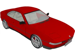 BMW 850i 3D Model