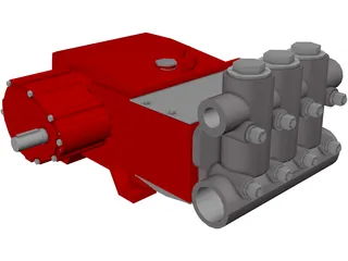 High Pressure Pump 3D Model