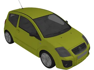 Citroen C2 3D Model