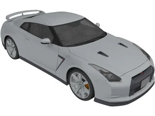 Nissan GT-R (2008) 3D Model