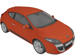 Renault Megane Coupe 3D Model