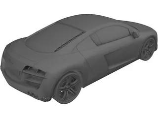 Audi R8 3D Model