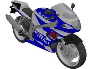 Suzuki GSX-R 750 3D Model