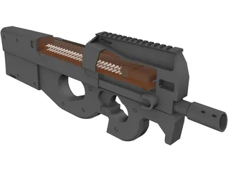 FN P90 3D Model