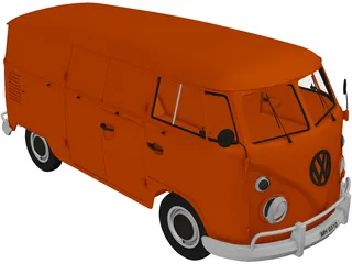 Volkswagen Transporter T1 3D Model