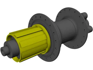 Brake Hub Hope MTB 3D Model