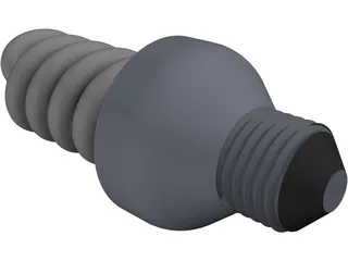 CFL Lamp 3D Model