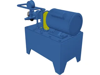 Tank Hydraulic 3D Model