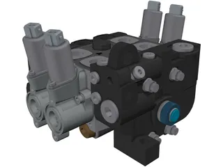 Hydraulic Parker P70-GEN2-2ECS 3D Model