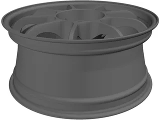 OZ Racing Rim 3D Model