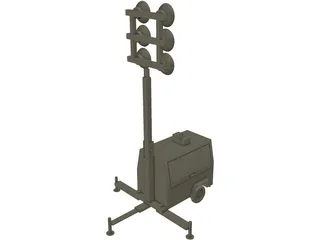 Light Tower 3D Model