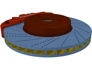 Brembo Brake 3D Model