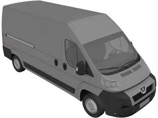 Peugeot Boxer 3D Model