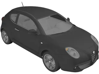 Alfa Romeo Mito 3D Model