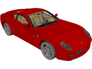 Ferrari 599 GTB Fiorano 3D Model