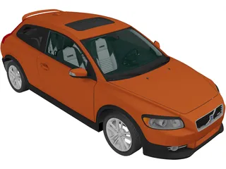 Volvo C30 T5 R-Design (2008) 3D Model