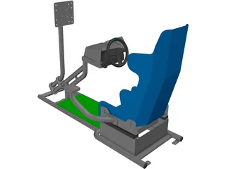 Racing Simulator 3D Model