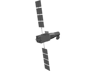 COROT Satellite 3D Model