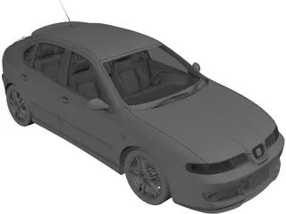 Seat Leon Cupra 3D Model