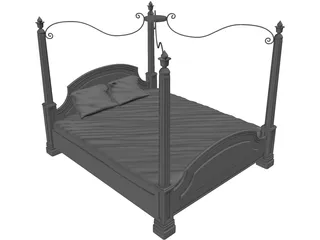 Bed 3D Model