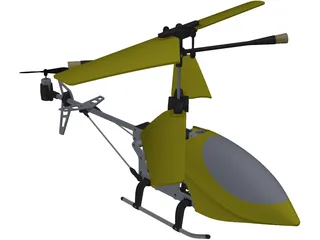 RC Helicopter 3D Model