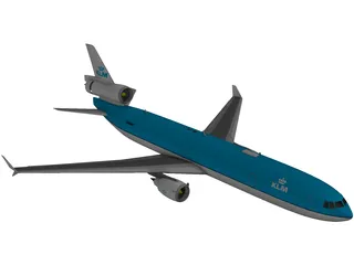 McDonnell Douglas MD-11 KLM 3D Model