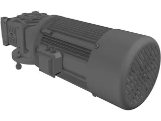 Reductor Motor 3D Model