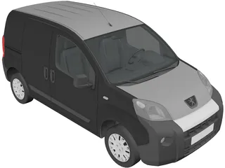 Peugeot Bipper (2010) 3D Model