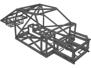 Spaceframe Chassis 3D Model