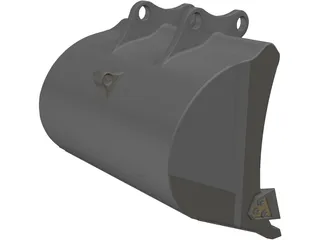 Excavator Bucket 3D Model