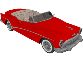 Buick Skylark Convertible (1953) 3D Model