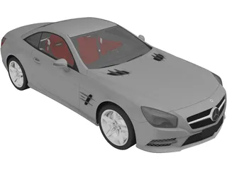 Mercedes-Benz SL350 (2013) 3D Model